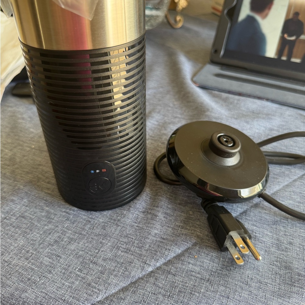 Keurig Black and Silver Milk Frother